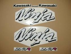 Kawasaki ZX7R 2000 green reproduction decal set