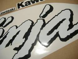 Kawasaki ZX-7R 2000 green restoration decal kit