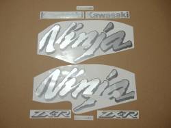 Kawasaki ZX7R Ninja 2000 black restoration stickers