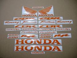 Honda 600rr/1000rr glow in the dark logo decals 