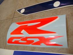 Suzuki gsxr 750 1997 SRAD white replica decals kit