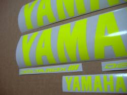 Yamaha R6 fluorescent yellow green decal logo kit
