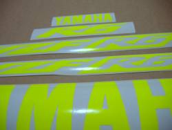 Yamaha YZF R6 neon fluo yellow green stickers set