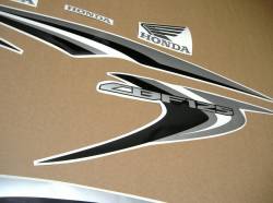 Honda CBF 125 2012-2013 bordeaux replica decal set