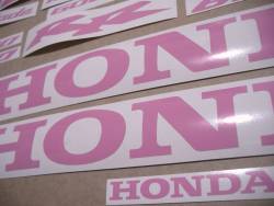 Honda CBR RR customized light (soft) pink stickers
