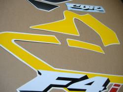 Honda CBR F4i 2003 reproduction yellow/grey decals