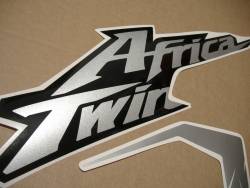 Africa Twin Honda CRF black replica decals set