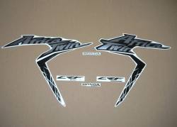 Africa Twin Honda CRF burgundy replica stickers kit