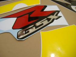 Suzuki 600 2002 yellow stickers kit