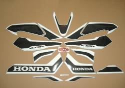 Honda Fireblade 2017 red anniversary reproduction graphics