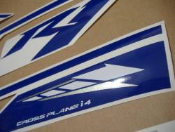 Stickers for Yamaha R1 2013-2014 (RN22 14b) black/blue model