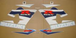 Suzuki GSX-R 600 K4 white logo graphics