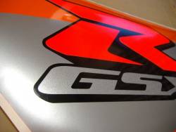 Suzuki GSX-R 600 K4 black stickers set