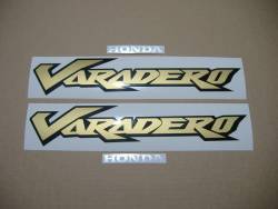 Stickers (vinyl replica) for Honda Varadero XL125V 02 red version