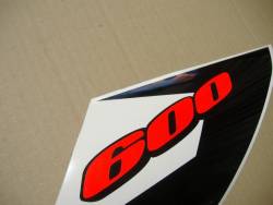 Suzuki GSXR 600 2004 yellow decals