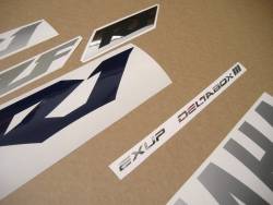 Yamaha R1 2002 (RN09/5PW) blue reproduction sticker set