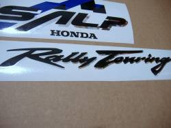 Honda Transalp XL650V 02 silver/grey complete logo emblems set