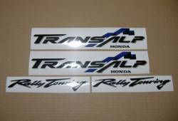 Honda Transalp XL650V 2002 silver/grey complete decals set