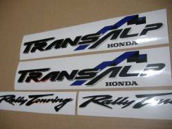 Honda Transalp XL650V 2002 silver/grey complete graphics set
