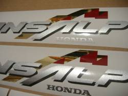 Honda Transalp XL 650V 02 black full stickers kit