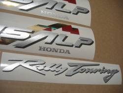 Honda Transalp XL 650V 2002 black full decals kit