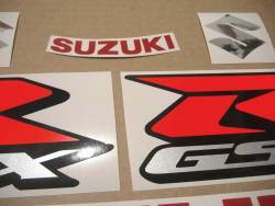 Suzuki Gixxer 600 2017 black model aftermarket stickers