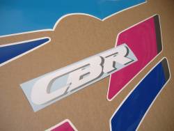 Honda CBR 600 F2 black/pink reproduction stickers kit
