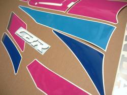 Honda CBR 600F2 black/pink full restoration graphics set