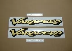 Honda Varadero XL125V 2001 blue restoration stickers