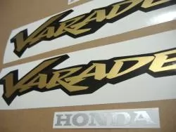 Honda Varadero XL125V 2001 blue reproduction stickers