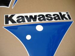 Kawasaki ZXR 750 Ninja '91 J1 green restoration decals