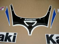 Kawasaki ZXR 750 Ninja '91 J1 green replacement decals 