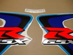 Suzuki GSXR 600 K6 white stickers