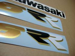 Kawasaki ZX6RR ninja race replica 2003 green decal set