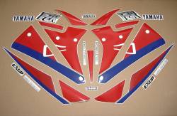 Yamaha FZR 1000 Exup 1990 3GM white restoration decals set