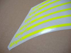 Kawasaki ZXR ninja signal yellow/green wheel stripes stickers