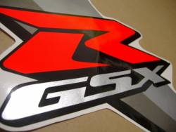 Suzuki GSXR 600 2006 silver decals