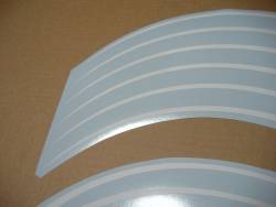 Kawasaki ZX-R ninja white wheel/rim stripes stickers