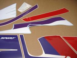 Graphics set for Honda CBR 600 F2 white/red version