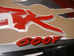 Decals for Honda CBR 600F2 dark red replica version