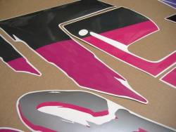 Honda CBR 600 F2 1993-1994 pink/black complete decals set