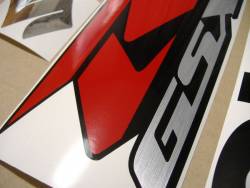 Suzuki GSXR 600 2007 black labels graphics