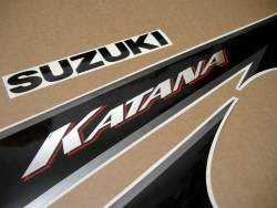 Graphics set for Suzuki Katana GSX-F 600 K3 yellow version