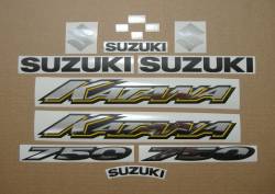 Suzuki Katana GSX750F 2005 (K5) blue full decals set