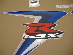 Suzuki 600 2007 blue complete sticker kit