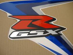 Suzuki GSXR 600 K7 blue stickers