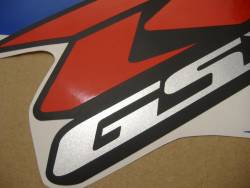 Suzuki GSXR 600 2007 blue decals