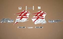 Suzuki Hayabusa 1340 L9 grey model replica decals set