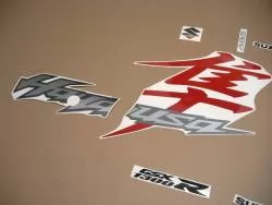 Suzuki Hayabusa 1340 L9 grey model replica stickers set