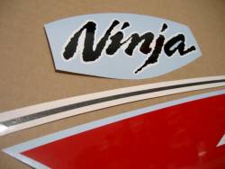 Decals for Kawasaki ZX6R Ninja 600 2012 red model